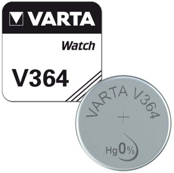 Varta V364 Knopfzelle 1,55V SR621SW, SR60