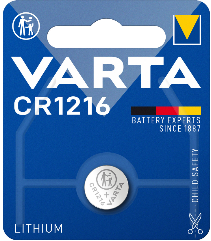 Varta CR1216 Lithiumbatterie 3 Volt 1er Blister