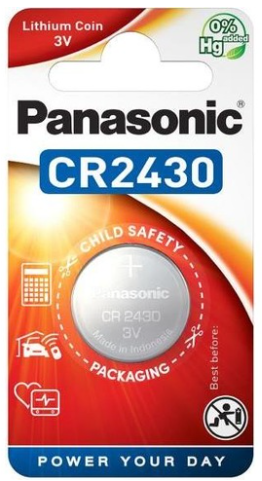 Panasonic CR2430 Lithium Power Knopfzelle CR2430EL