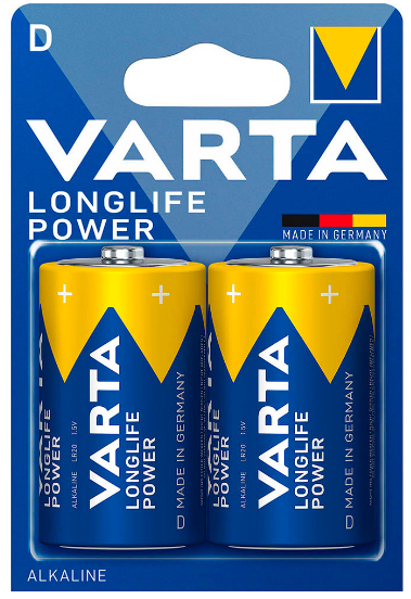 Varta Longlife Power Mono/D/4920, 2er Pack