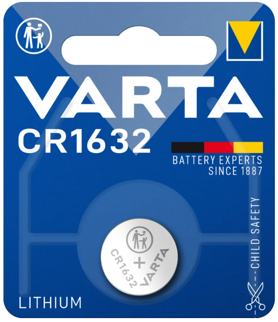 Varta CR1632 Lithiumbatterie 3 Volt 1er Blister