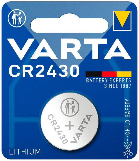 Varta CR2430 Lithiumbatterie 3 Volt 1er Blister