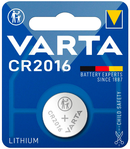 Varta CR2016 Lithiumbatterie 3 Volt 1er Blister