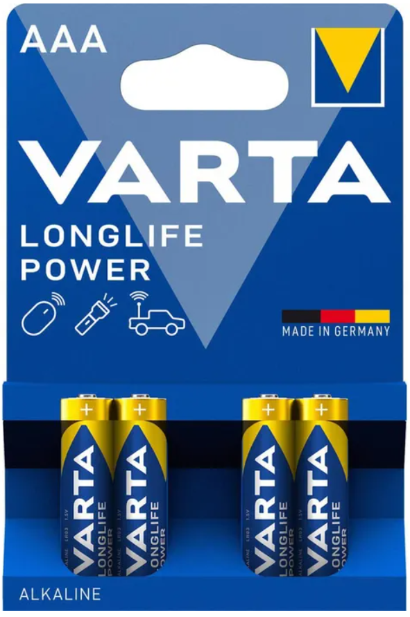 Varta Longlife Power Micro/AAA/LR3 4er Pack