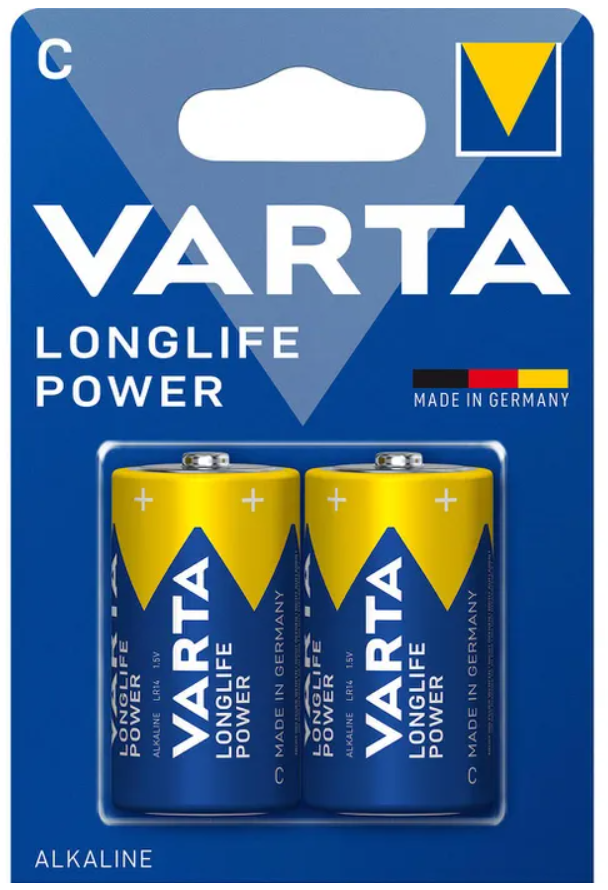 Varta Longlife Power Baby/C/4914, 2er Pack