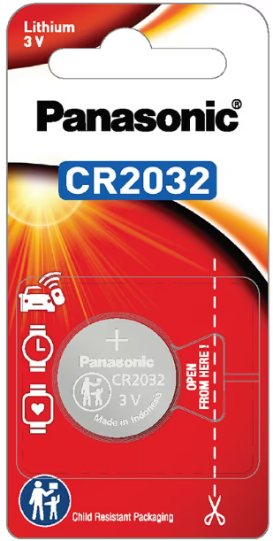 Panasonic CR2032 Lithium Power Knopfzelle CR2032EL