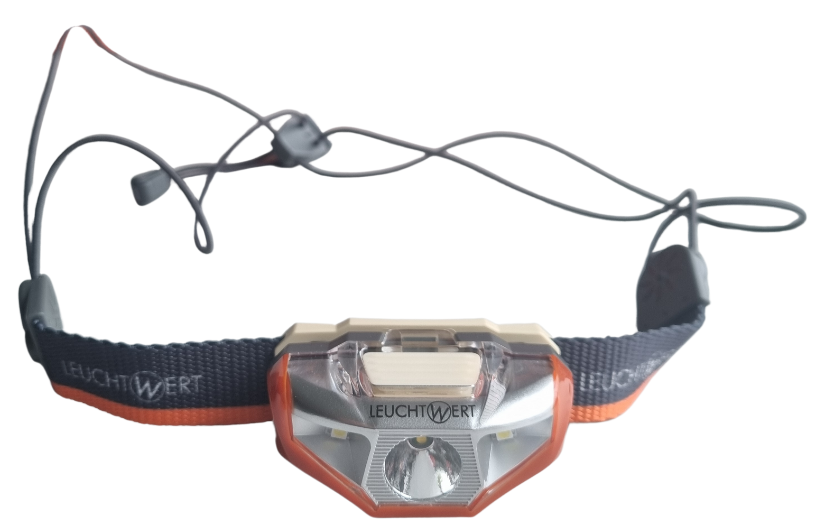Kopflampe HR110 orange CREE LED mit Sportband